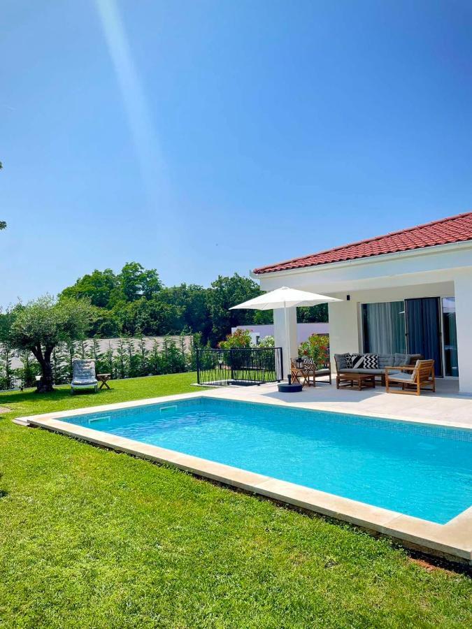 Villa Destiny Nedescina, Istrien, Kroatien מראה חיצוני תמונה