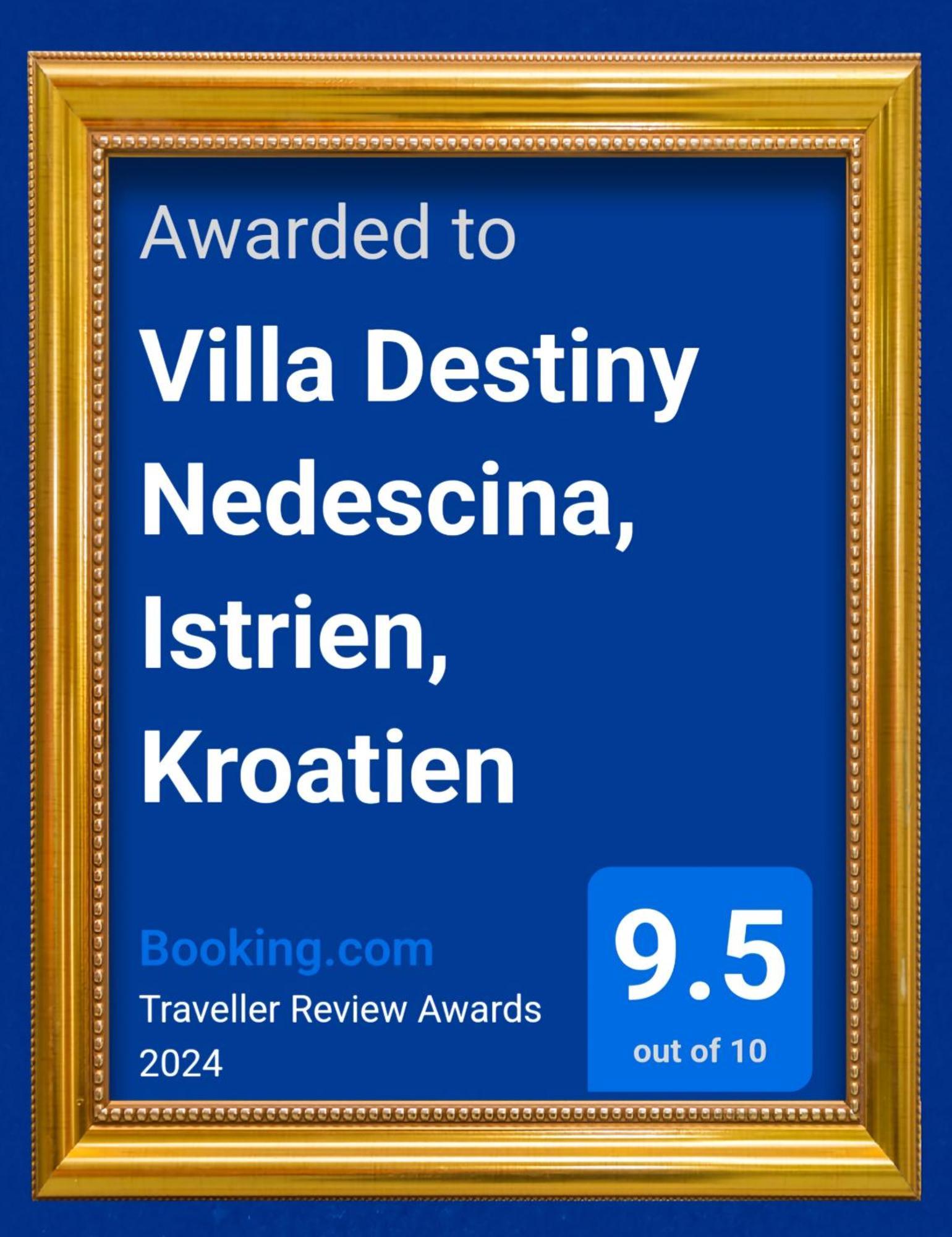 Villa Destiny Nedescina, Istrien, Kroatien מראה חיצוני תמונה