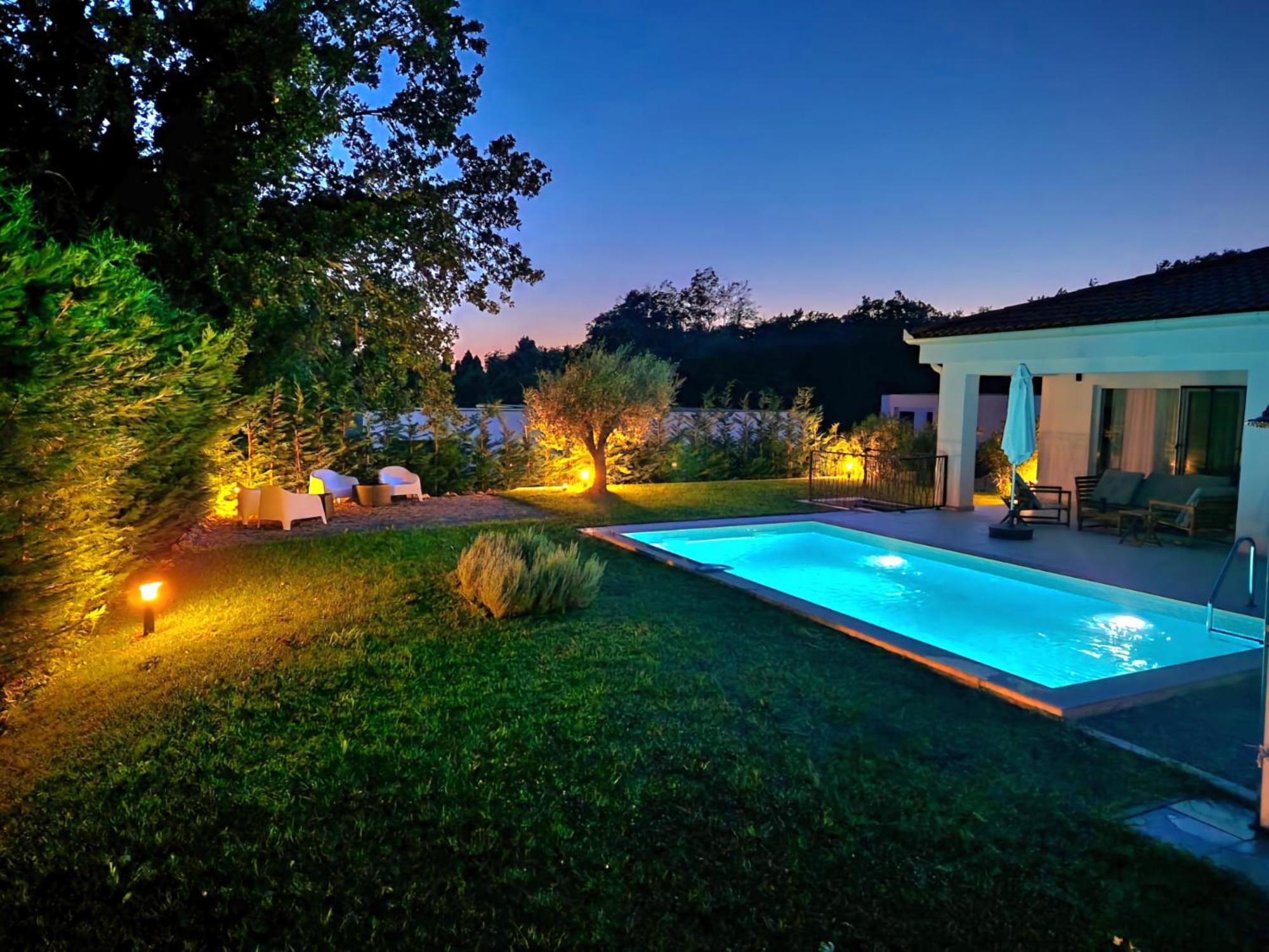 Villa Destiny Nedescina, Istrien, Kroatien מראה חיצוני תמונה
